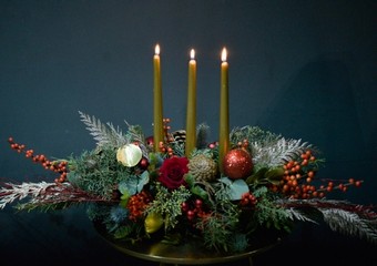 Christmas Memories Table Centrepiece